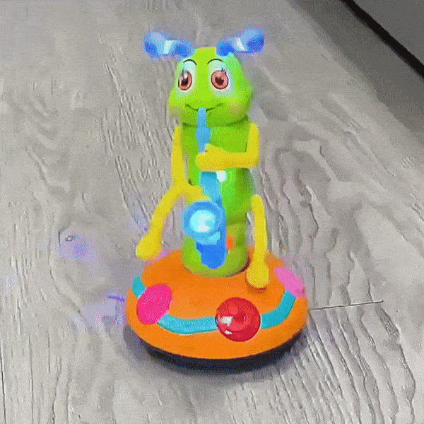 Miniatura 6 de Oruga Bailarina Musical con luces DP